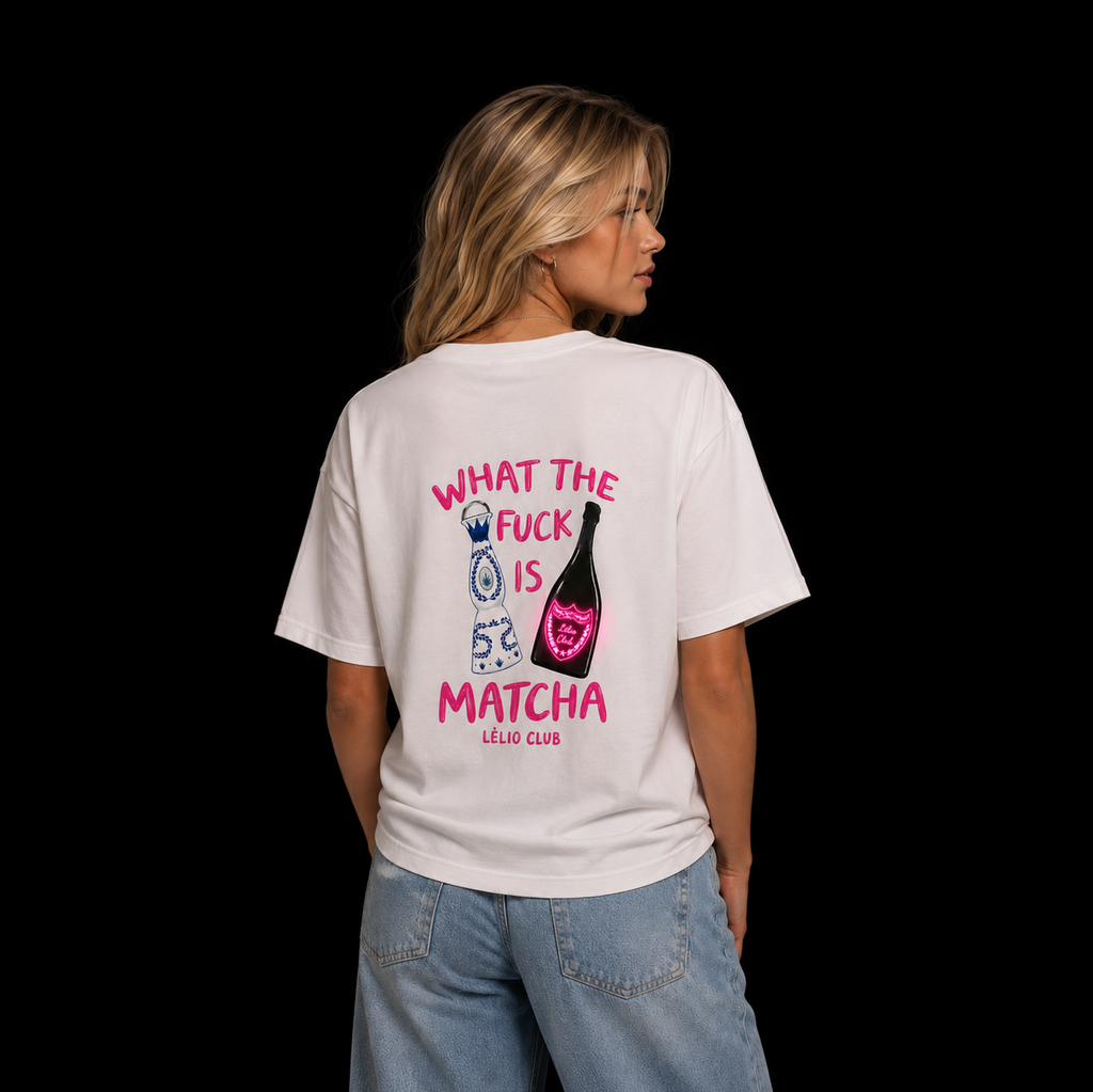Lélio Club WTF is Matcha Rosé Glow in The Dark T-Shirt