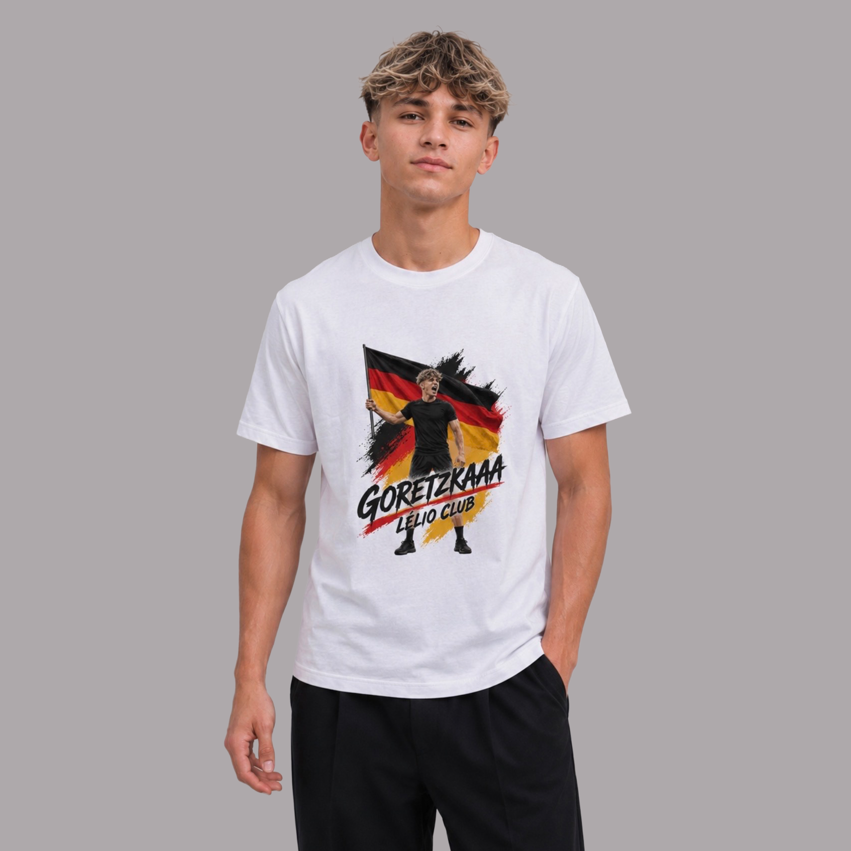 Lélio Club x NEBXFI GORETZKAAA Germany Meme T-Shirt